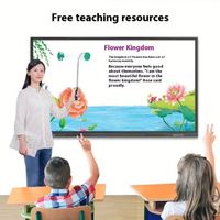 Tableau numérique interactif intelligent tout-en-un 85 pouces 4K LED avec processeur Intel Core i3/i5/i7 et fréquence de rafraîchissement de 120 Hz