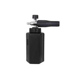 Cañón de Espuma de Nieve Antioxidante Negro a Precio de Fábrica, Máquina de Lavado de Autos a Vapor de Alta Presión, Limpiador de Autos, Rociador de Espuma de Nieve de Boca Ancha - Product Image 1