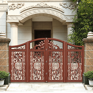 Último Modelo, Precio <span class=keywords><strong>de</strong></span> Mercado, Puerta Principal <span class=keywords><strong>de</strong></span> Seguridad <span class=keywords><strong>de</strong></span> Metal, Puerta <span class=keywords><strong>de</strong></span> Hierro Forjado, Puertas Exteriores <span class=keywords><strong>de</strong></span> Acero para Residencias Privadas - Product Image 5