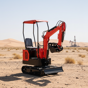 Nouvelle mini-excavatrice sur chenilles conforme aux normes Euro <span class=keywords><strong>5</strong></span>, 0,6 tonne, 1,2 tonne, mini-excavatrice de petite taille, matériel agricole - Product Image 1