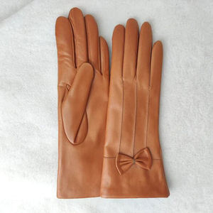 Guantes de Invierno para Mujer, Largos, Resistentes al Viento, Cálidos, con Decoración de Lazo, Múltiples Opciones de Color, para Conducir al Aire Libre, Viajes Diarios - Product Image 5