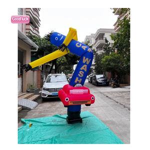 <span class=keywords><strong>Muñeco</strong></span> inflable divertido bailarín de aire tubo hombre bailarín de aire para publicidad de lavado de coches - Product Image 1