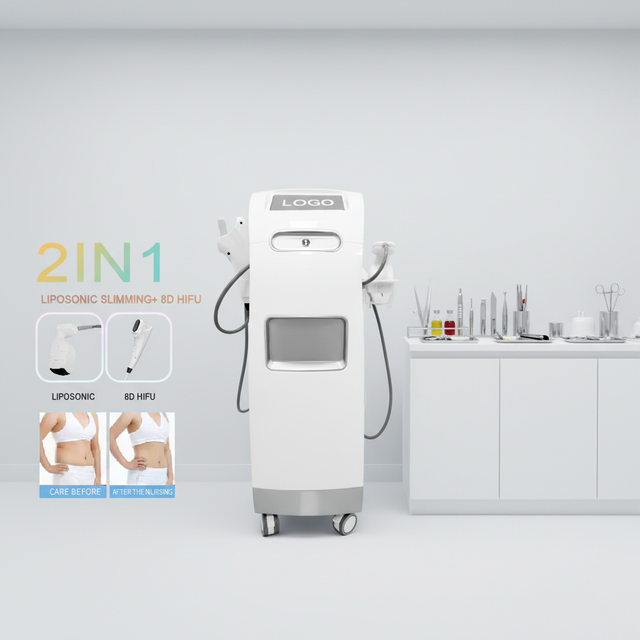Multi 9D 8D 7D 25D Cartridge Hifu Liposonic Slimming Machine Facial Lifting Body Shaping Anti Aging Beauty Device