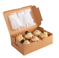 Boîte en papier personnalisée pour gâteau, biscuits, vague, dessert, plateau en papier, trempette, traiteur, fête, plats à emporter, empanadas, emballage