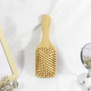 Wholesale hot selling Anti-Static Wooden Bamboo Air Cushion Hair Comb