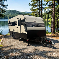 Caravane de camping-car moderne personnalisable pour le camping en plein air et les voyages