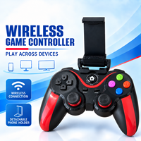 Manette de jeu sans fil ergonomique AI-AA03 avec support pour téléphone pour iOS Android Switch PS3 PS4 PC TV