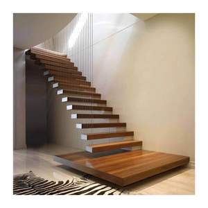 Ace 30-100Mm di spessore galleggiante in legno battistrada in legno di quercia scale moderne di lusso per interni in legno galleggiante - Product Image 1