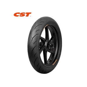 CST-Rueda de goma para motocicleta, ruedas de goma con patrón de rayos de estabilidad de alta velocidad, excelente, CM-S1, 120/70ZR17