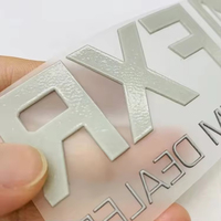Étiquettes en silicone personnalisées de haute qualité, sans étiquette, transfert thermique avec lettres et chiffres 3D, logo de nom