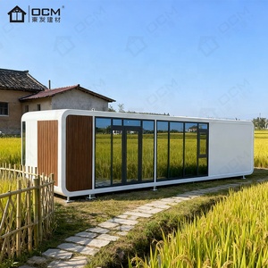 Cabane en bois préfabriquée <span class=keywords><strong>Apple</strong></span>, maison en capsule extérieure, villa de villégiature miniature portable <span class=keywords><strong>pour</strong></span> Airbnb, lodges forestiers, glamping, parcs, suites de jardin et nature - Product Image 2