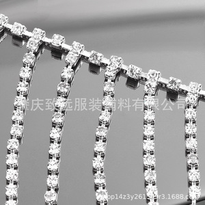 Accesorios de Joyería DIY, Cadena de Diamantes de Imitación, Collar Blanco, Decoración, Suministros para Manualidades - Product Image 4