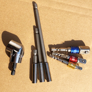 <b>Screwdriver</b> <b>Bit</b> Corner Connector 65 100 150mm 1/2 3/8 1/4 Inch Rivet Ball Colored Conversion Rod <b>Set</b> - Product Image 3