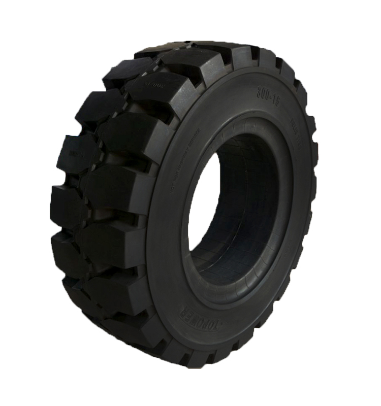 15 Inch 300x15 Forklift Solid Tire for Both Electric and Diesel Forklift Tyre
