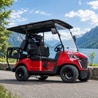 Voiturette de golf électrique à longue autonomie pour les communautés hôtelières et le transport sur les terrains de golf