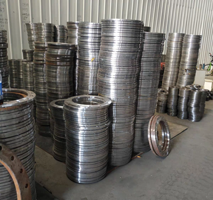 ASME B16.5 EN1092 JIS DIN Geschmiedete Flansche | MS A105 Q235 RF FF Klasse 150 PN10 16 - Product Image 4