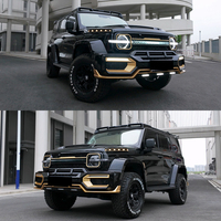 Kit carrosserie Golden Shark, dernier design, accessoires de mise à niveau extérieurs tout-terrain, kit complet de pare-chocs, jupes latérales et spoiler pour Tank 300