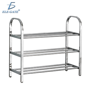 ชั้นวางรองเท้าโลหะ Ele-Gate ขนาด 60.5x26x50 ซม. แบบเสริมความแข็งแรง จัดเก็บรองเท้าได้เยอะ - Product Image 5