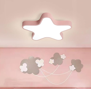 Pépinière Lumière Moderne Rose Bleu Étoile Bébés Enfants Enfants <span class=keywords><strong>Chambre</strong></span> <span class=keywords><strong>Chambre</strong></span> Filles Garçons Led Plafonnier Luminaires Plafonniers - Product Image 5