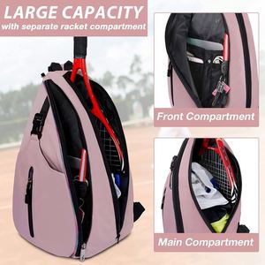 Muestra Gratuita, Bolsa de Tenis Funcional con Certificación BSCI, Bolsa de Tenis Deportiva, Bolsa de Playa de Cuero, Bolsa de Transporte para Raquetas de Tenis, Mochila Bandolera - Product Image 2