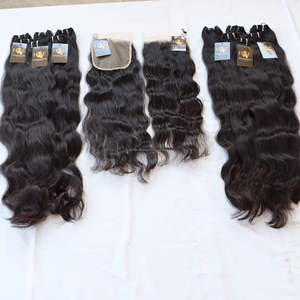 Vendedores de cabello virgen brasileño sin procesar, 5x5, 6x6, HD, cierre de encaje y paquete de extensiones de cabello indio crudo con cierre suizo HD - Product Image 2