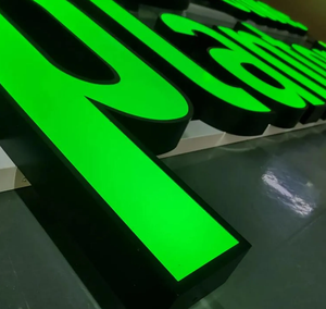 Acrylic LED Illuminated Frontlit Signage Direction IP65 Waterproof Customizable Design for Commercial Mall Advertising Building