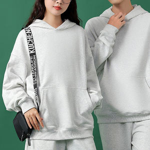 Sweat-shirts pour hommes en molleton français 100% coton, poids lourd 400 g/m², avec broderie 3D, écologiques, sans cordons, vente en gros personnalisée - Product Image 1