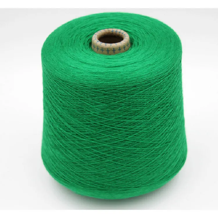 ウールアクリル毛糸編み機24と48バルク/ソリッドウール混紡糸工場供給