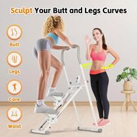 Appareil de fitness multifonctionnel pliable en acier RS pour la maison, simulateur d'escalade vertical, stepper pour l'entraînement du corps entier