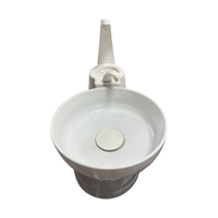Accessoires dentaires Chaise de traitement complète Siège de rinçage à eau Siège de crachoir en céramique rotatif Plateau d'eau pour rince-bouche