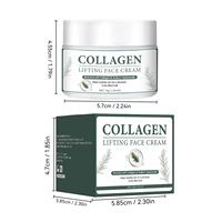 Crème liftante 3D pour le visage, raffermissante et tenseur, hydratante pour peaux relâchées, traitement de contouring avec peptides pour une ligne de mâchoire définie