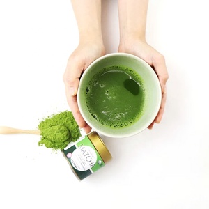 Venta al por mayor de latas redondas de <span class=keywords><strong>metal</strong></span> personalizadas, latas de té soldadas <span class=keywords><strong>con</strong></span> lengüeta redonda para té Matcha - Product Image 5