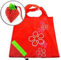 Sac fourre-tout pliable en forme de fraise pomme carotte fruit imprimé de logo personnalisé Sac d'épicerie pliable réutilisable en polyester 190T