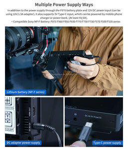 FEELWORLD F5 PROX 5.5 "IPS ad alta luminosità HD-MI archiviato Monitor 1600nit per DSLR, Mirrorless fotocamera 4K Monitor esterno Touch Screen - Product Image 5