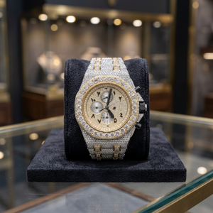 <b>Automatic</b> Moissanite Watch Fully Out VVS Clarity Diamond Watch For Men & Women - Product Image 4