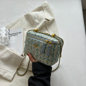 Nuevo Conjunto de Tres Piezas de Bolsos Mini para Mujer de Marca de Diseñador, Patrón Retro de Cocodrilo, PU Impermeable, Decoración Floral, Genuino - Product Image 6