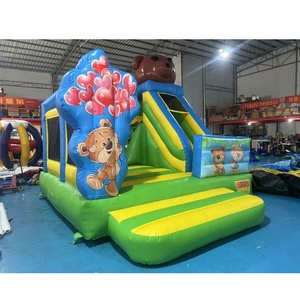 Castillo hinchable comercial para niños que saltan | Juego temático de oso con lona de PVC de 0,55mm - Product Image 4