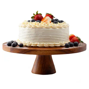 बबूल की लकड़ी केक खड़े हो जाओ वेडिंग केक कुरसी कप केक सर्वर