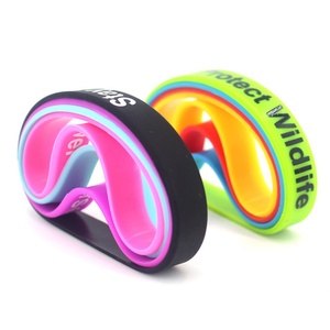 Bracelets en silicone Youmigift, bracelets personnalisés multicolores, cadeau pour adultes et enfants, bracelet en caoutchouc souple, bracelets personnalisables - Product Image 4