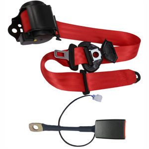 Cinto de Segurança Retrátil de 3 Pontos de 250MM com Fivela de Interruptor de Fio para Maior Conforto e Segurança - Product Image 5