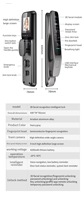 Serrure de porte intelligente avec reconnaissance faciale 3D, empreinte digitale, mot de passe, WiFi, cloud, interphone visuel, antivol, pour porte en aluminium/bois, application Tuya