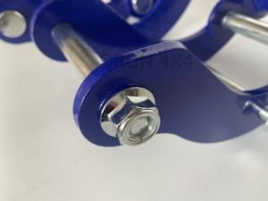 Grilletes G extendidos de ballesta trasera 2-1/2 "y espaciador de choque de resorte helicoidal delantero para Navara - Product Image 4