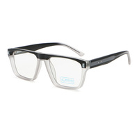 Lunettes carrées anti-lumière bleue avec monture TR90, branches à rivets métalliques, pour ordinateur, jeux et verres correcteurs