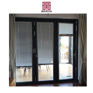 Wanjia ban công điện được xây dựng trong màn trập từ gấp cửa nhôm kính Bifold cửa - Product Image 4