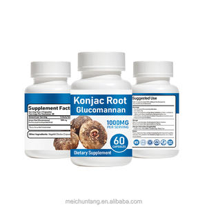 पाचन और व्यंग्य समर्थन के लिए ग्लूकोमानन उच्च फाइबर पूरक के साथ आहार फाइबर कैप्सूल कोनजैक रूट कैप्सूल - Product Image 1