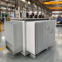 Transformateur de distribution immergé dans l'huile, à faible perte, à enroulement en cuivre scellé, monté sur poteau extérieur, personnalisé S11 11kV 33kV 500kVA