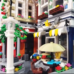 Creative URGE 10198 <strong>Post</strong> <strong>Office</strong> Street View Architecture Assemble Educational STEM <strong>Toys</strong> DIY Building Block Bricks Construct <strong>Toy</strong> - Product Image 4