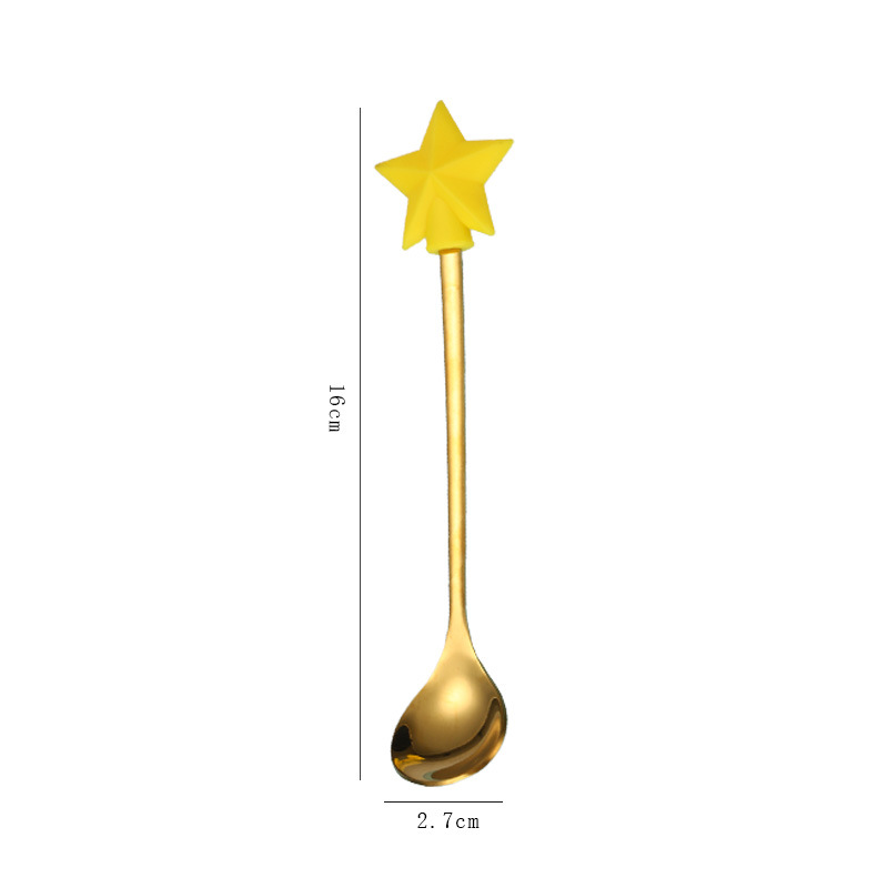Cuillère en forme d'étoile [Or]