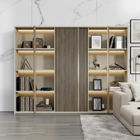 Armoire de rangement de fichiers en bois massif moderne et écologique de grande capacité pour les hôtels, les hôpitaux et les bureaux haut de gamme