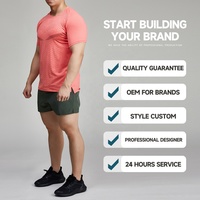 JIEJIN Vêtements de gym personnalisés T-shirt à manches courtes imprimé réfléchissant pour hommes Gym